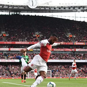 Alexandre Lacazette in Action: Arsenal vs Brighton & Hove Albion, Premier League 2018-19