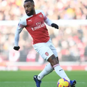 Alexandre Lacazette in Action: Arsenal vs Burnley, Premier League 2018-19