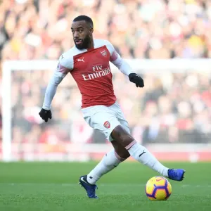 Alexandre Lacazette in Action: Arsenal vs Burnley, Premier League 2018-19