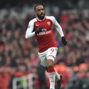 Alexandre Lacazette in Action: Arsenal vs Southampton, Premier League 2017-18