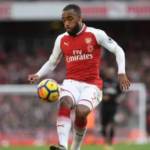 Alexandre Lacazette in Action: Arsenal vs Swansea City, Premier League 2017-18 Alexandre Lacazette in Action: Arsenal vs Swansea City, Premier League 2017-18
