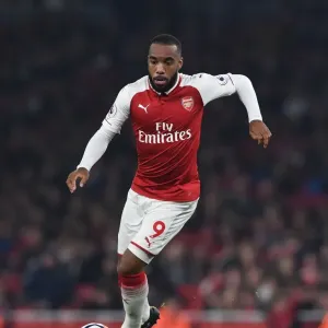Alexandre Lacazette in Action: Arsenal vs West Bromwich Albion, Premier League 2017-18 Alexandre Lacazette in Action: Arsenal vs West Bromwich Albion, Premier League 2017-18