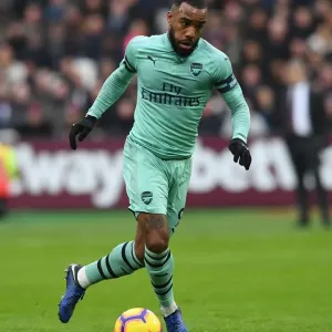 Alexandre Lacazette in Action: West Ham United vs Arsenal FC, Premier League 2018-19 Alexandre Lacazette in Action: West Ham United vs Arsenal FC, Premier League 2018-19