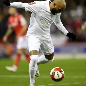 Alexandre Lacazette in FA Cup Action: Arsenal vs. Nottingham Forest (2021-22)
