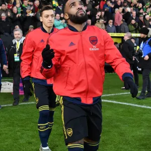 Alexandre Lacazette Gears Up: Norwich City vs Arsenal FC, Premier League 2019-20 Alexandre Lacazette Gears Up: Norwich City vs Arsenal FC, Premier League 2019-20