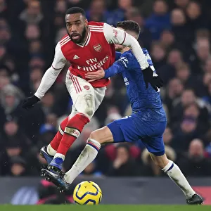 Alexandre Lacazette Outwits Jorginho: A Premier League Showdown at Stamford Bridge, 2019-20
