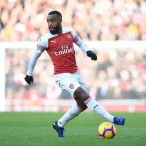 Alexandre Lacazette Print: Arsenal vs Burnley 2018-19 Alexandre Lacazette Print: Arsenal vs Burnley 2018-19