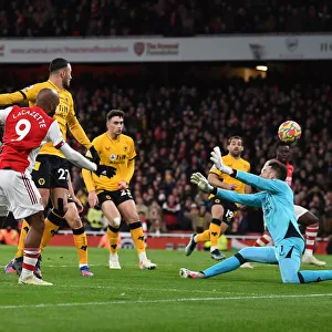 Alexandre Lacazette Scores Arsenal's Second Goal Against Wolverhampton Wanderers in the 2021-22 Premier League