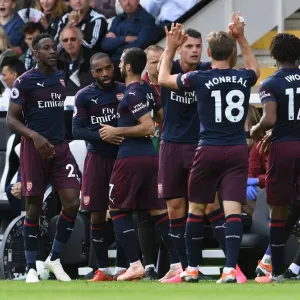 Alexandre Lacazette Scores First Goal: Fulham FC vs. Arsenal FC, Premier League 2018-19