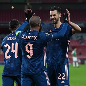 Alexandre Lacazette's Goal: Arsenal FC Takes the Lead Against Rapid Wien in Europa League