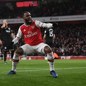 Alexandre Lacazette's Goal: Arsenal FC vs Brighton & Hove Albion, Premier League 2019-20