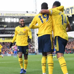Alexandre Lacazette's Goal Celebration: Arsenal's Victory at Crystal Palace (Premier League 2019-20) Alexandre Lacazette's Goal Celebration: Arsenal's Victory at Crystal Palace (Premier League 2019-20)