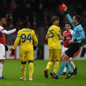 Alexandre Lacazette's Red Card Marred Arsenal's Europa League Clash Against BATE Borisov