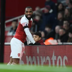 Alexis Lacazette in Action: Arsenal vs. Fulham (Premier League 2018-19)