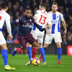 Alexis Lacazette Print: Outmaneuvering Pascal Gross