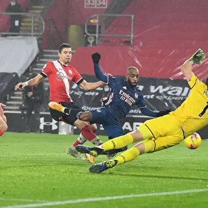 Alexis Lacazette Scores Third Goal: Southampton vs. Arsenal, Premier League 2021 (Behind Closed Doors)