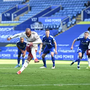 Alexis Lacazette Scores Penalty: Leicester City vs. Arsenal, Premier League 2021 (Behind Closed Doors)