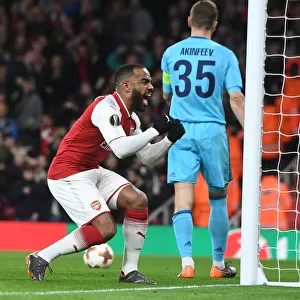 Alexis Lacazette's Brace Leads Arsenal to Europa League Victory over CSKA Moscow