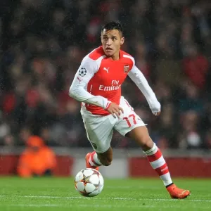 Alexis Sanchez in Action: Arsenal FC vs RSC Anderlecht, UEFA Champions League, 2014 Alexis Sanchez in Action: Arsenal FC vs RSC Anderlecht, UEFA Champions League, 2014