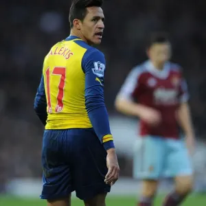 Alexis Sanchez in Action: Arsenal vs. West Ham United (2014-15) - Premier League Showdown