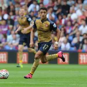 Alexis Sanchez: In Action for Arsenal vs. Crystal Palace, Premier League 2015-16 Alexis Sanchez: In Action for Arsenal vs. Crystal Palace, Premier League 2015-16