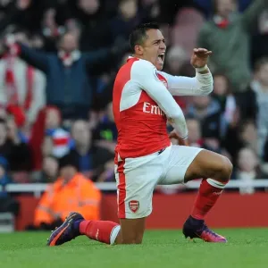 Alexis Sanchez in Action: Arsenal vs AFC Bournemouth, Premier League 2016/17