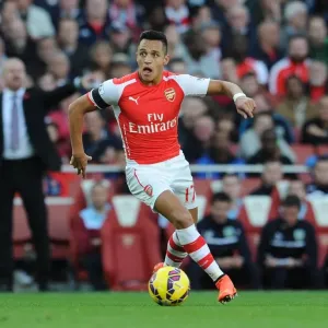 Alexis Sanchez in Action: Arsenal vs Burnley, Premier League 2014/15 Alexis Sanchez in Action: Arsenal vs Burnley, Premier League 2014/15