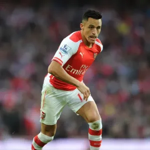 Alexis Sanchez in Action: Arsenal vs Burnley, Premier League 2014/15 Alexis Sanchez in Action: Arsenal vs Burnley, Premier League 2014/15