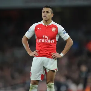 Alexis Sanchez Print - 2015/16 Premier League Action