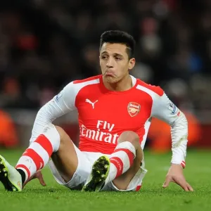 Alexis Sanchez in Action: Arsenal vs Leicester City, Premier League 2014-15