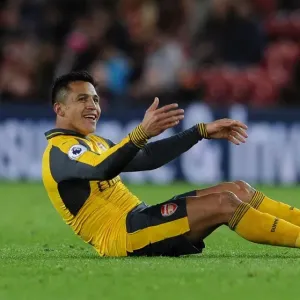 Alexis Sanchez: In Action for Arsenal vs Middlesbrough, Premier League 2016-17 Alexis Sanchez: In Action for Arsenal vs Middlesbrough, Premier League 2016-17