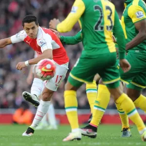 Alexis Sanchez in Action: Arsenal vs Norwich City, Premier League 2015-16 Alexis Sanchez in Action: Arsenal vs Norwich City, Premier League 2015-16
