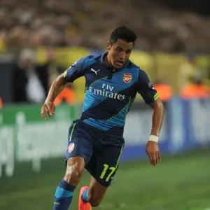 Alexis Sanchez: In Action Against Borussia Dortmund, UEFA Champions League (2014-15)