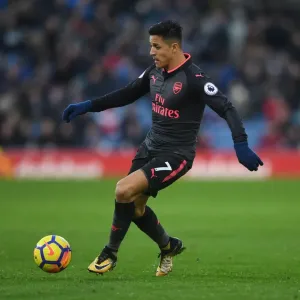 Alexis Sanchez: In Action Against Burnley, Premier League 2017-18 Alexis Sanchez: In Action Against Burnley, Premier League 2017-18
