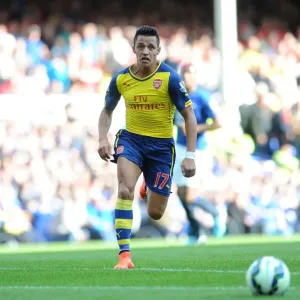 Alexis Sanchez: In Action Against Everton, Premier League 2014/15