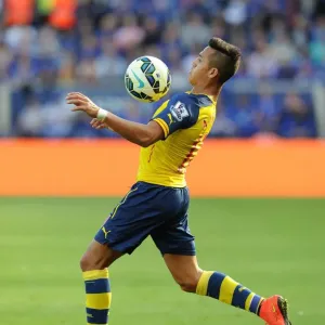 Alexis Sanchez in Action: Leicester City vs. Arsenal, Premier League 2014-15