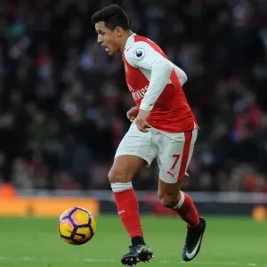 Alexis Sanchez in Action Print