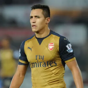 Alexis Sanchez in Action: Swansea City vs. Arsenal, Premier League 2015-16