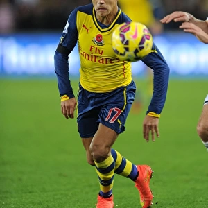 Alexis Sanchez in Action: Swansea vs Arsenal, Premier League 2014-15
