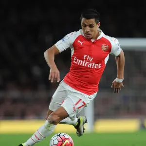 Alexis Sanchez (Arsenal). Arsenal 2: 0 West Bromwich Albion. Barclays Premier League Alexis Sanchez (Arsenal). Arsenal 2: 0 West Bromwich Albion. Barclays Premier League