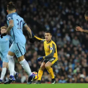 Alexis Sanchez (Arsenal) assist for Theo Walcott goal. Manchester City 2: 1 Arsenal Alexis Sanchez (Arsenal) assist for Theo Walcott goal. Manchester City 2: 1 Arsenal