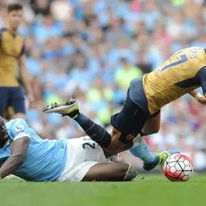 Alexis Sanchez (Arsenal) Eliaquim Mangala (Man City). Manchester City 2: 2 Arsenal Alexis Sanchez (Arsenal) Eliaquim Mangala (Man City). Manchester City 2: 2 Arsenal