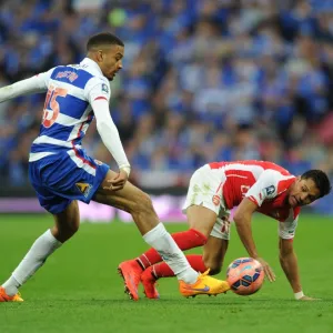 Alexis Sanchez (Arsenal) Michael Hector (Reading). Arsenal 2: 1 Reading, after extra time