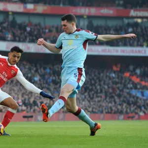 Alexis Sanchez (Arsenal) Michael Keane (Burnley). Arsenal 2: 1 Burnley. Premier League