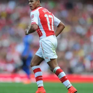 Alexis Sanchez: Arsenal's Dynamic Force Against AS Monaco, Emirates Cup 2014