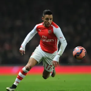 Alexis Sanchez in FA Cup Action: Arsenal vs. Hull City (2014-15)