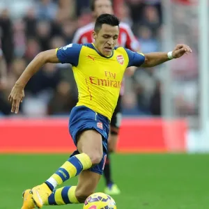 Alexis Sanchez: On the Field against Sunderland, Premier League 2014/15