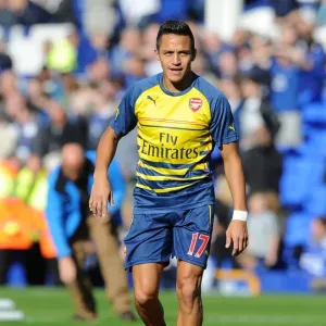 Alexis Sanchez Gears Up: Everton vs Arsenal, Premier League 2014/15