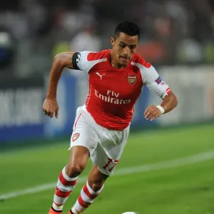 Alexis Sanchez Leads Arsenal in UEFA Champions League Qualifier against Besiktas, Istanbul 2014 Alexis Sanchez Leads Arsenal in UEFA Champions League Qualifier against Besiktas, Istanbul 2014