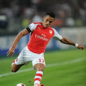 Alexis Sanchez Leads Arsenal's UEFA Champions League Battle against Besiktas, Istanbul 2014 Alexis Sanchez Leads Arsenal's UEFA Champions League Battle against Besiktas, Istanbul 2014
